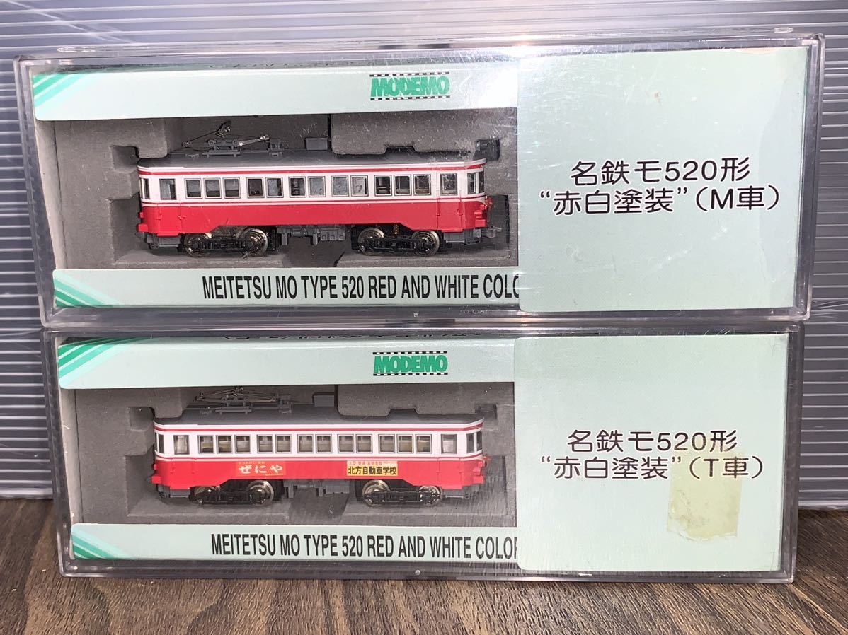 MODEMO NT20＆NT21 名鉄 モ520形 赤白塗装 M車＆T車まとめて！ 名古屋