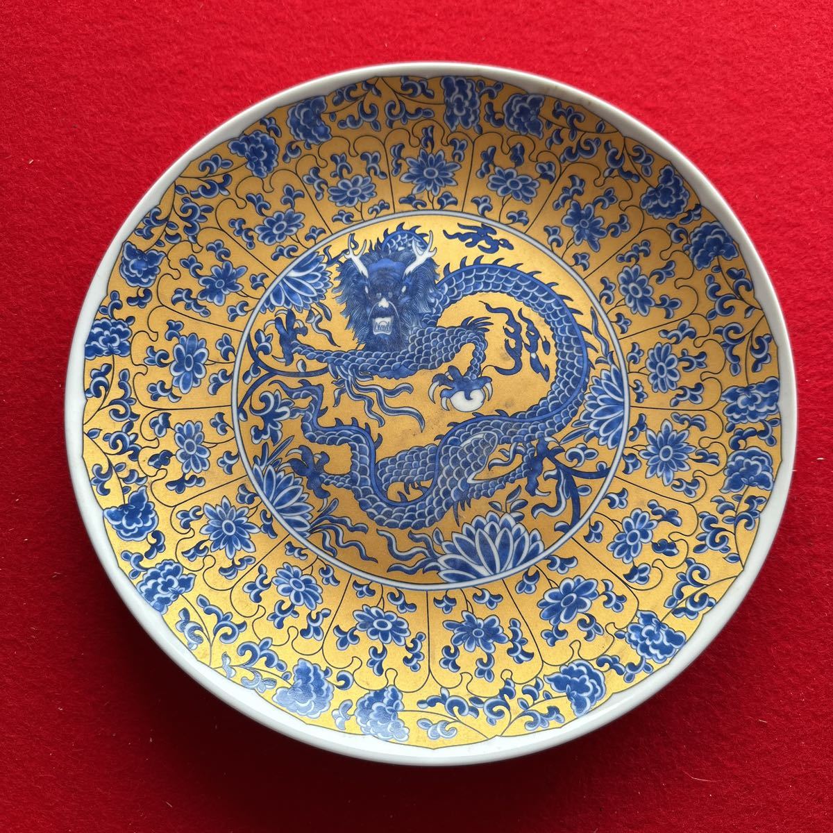 中国 染付 粉彩 大清 乾隆 景徳鎮 古美術 粉彩 景