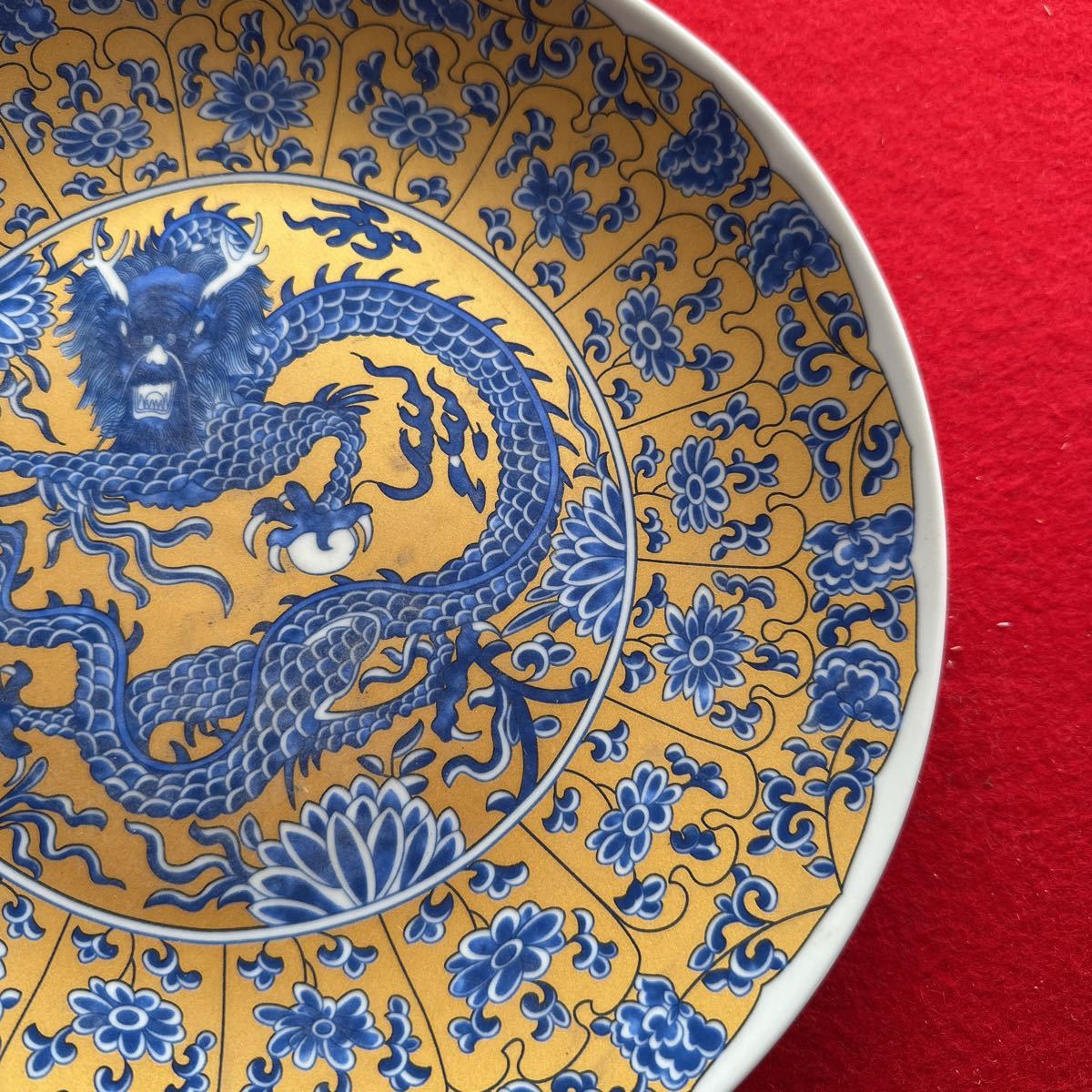 中国 染付 粉彩 大清 乾隆 景徳鎮 古美術 粉彩 景