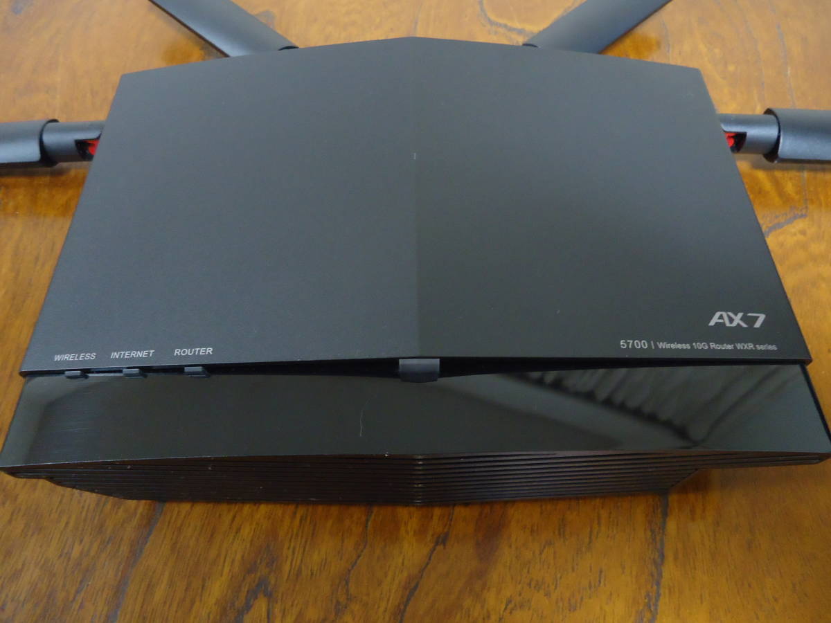 バッファロー・WXR-5700AX7S・次世代WI-FI 6対応ルーター（中古動作品