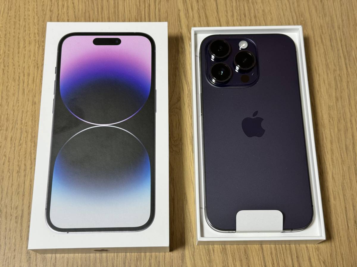 送料無料】iPhone 14 Pro 256GB ディープパープル SIMフリー 256GB