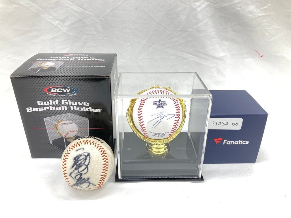 大谷翔平 鈴木啓示 サインボール おまとめ セット【BIAV4046】