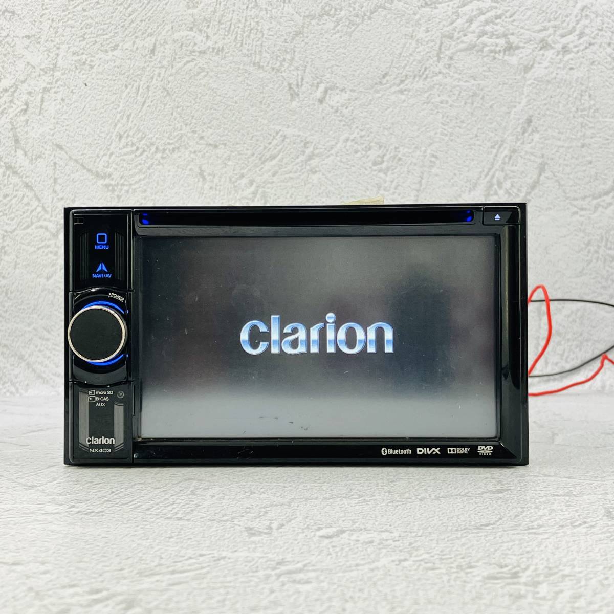 Clarion クラリオン NX403 ラジオ CD DVD Bluetooth フルセグ USB