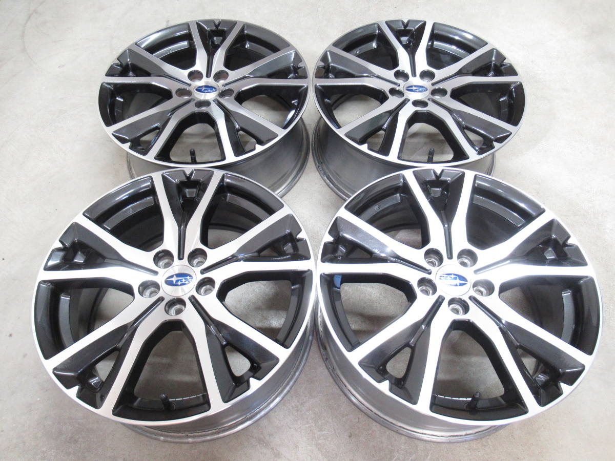★即決★美品★ GT インプレッサ スポーツ 純正 アルミホイール　7J +55 100 スバル　レガシィ XV フォレスター アウトバック　239