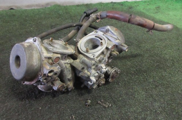 VTZ250(MC15-1022)☆純正キャブレターASSY☆スロットル等固着あり