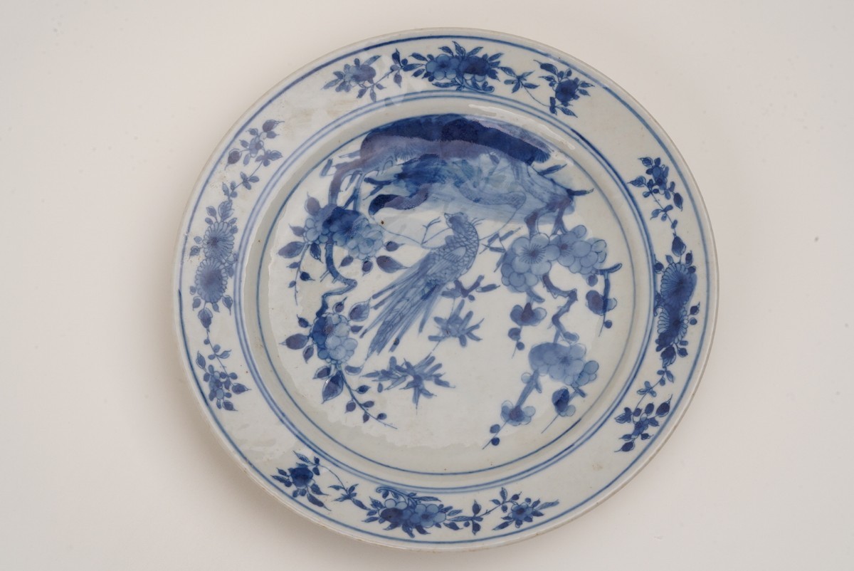 古染付筒 伝世品焼物 青花 ウブ品 入手困難 骨董 青花 時代物 骨董品 縁起物 コレクション 茶道具 中国古美術 清時代 古