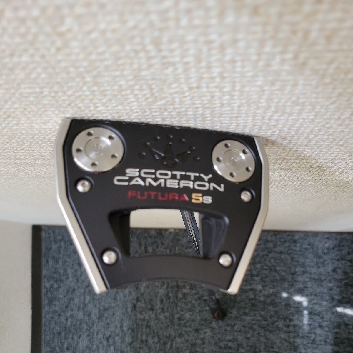 82010。SCOTTYCAMERON スコッティキャメロン FUTURA 5S パター 34インチ ヘッドカバー付き