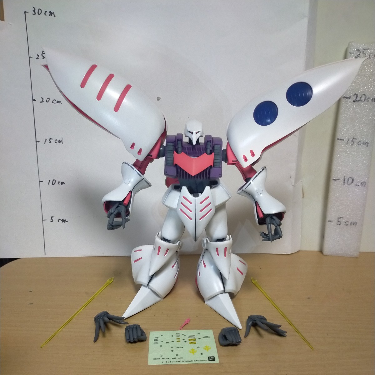 MG 1/100 キュベレイ 塗装 完成品 ハマーン専用機 ハマーン・カーン