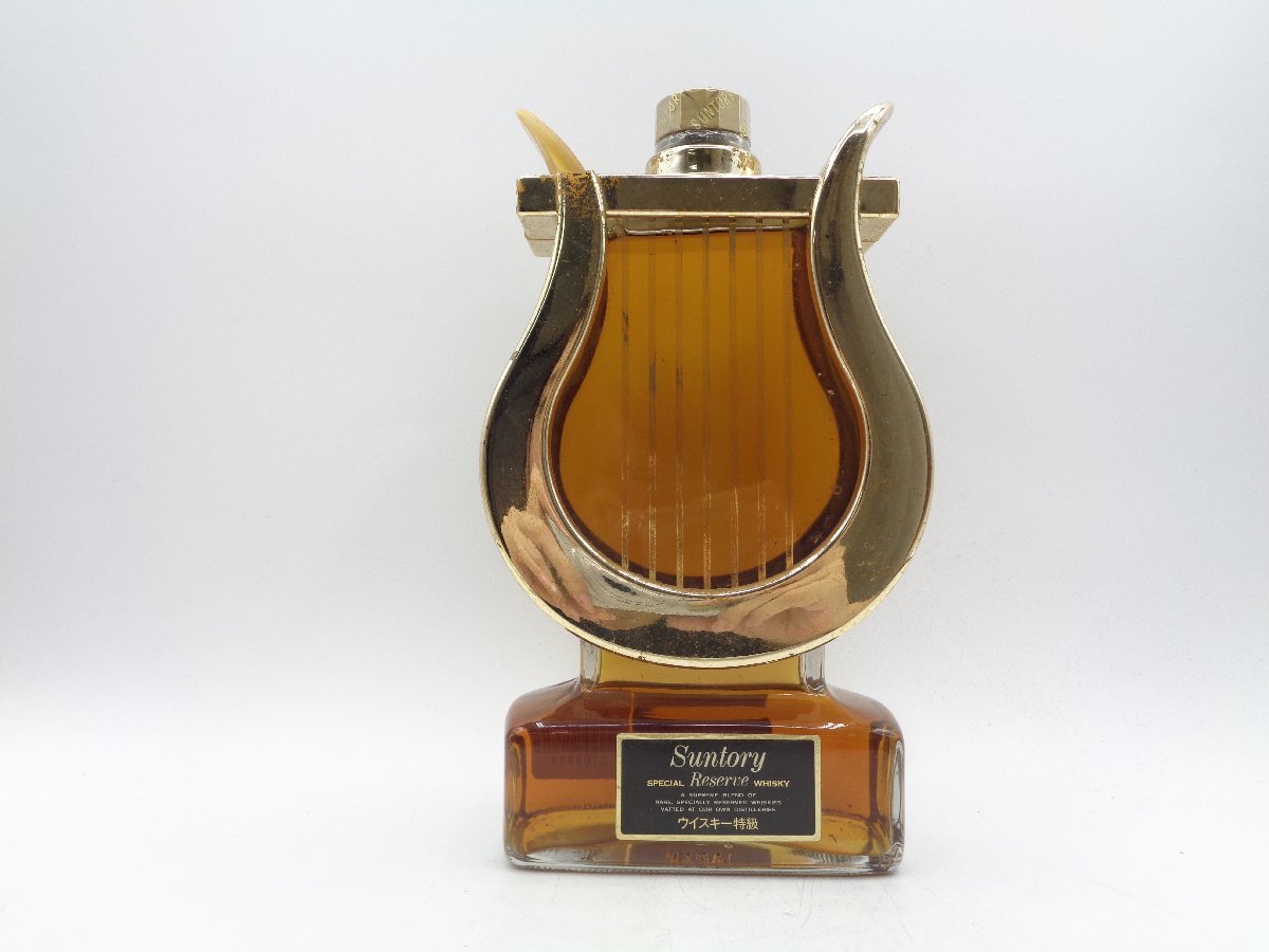 【1円】～SUNTORY WHISKY RESERVE サントリー ウイスキー スペシャル リザーブ 特級 ハープ型 600ml 43％ 未開封 古酒 ※欠損あり C104984
