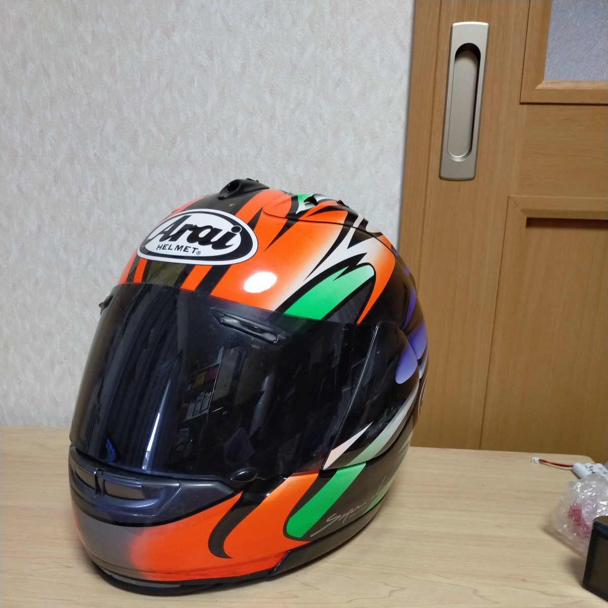 ☆Arai RX-7 RR3 フルフェイスヘルメット 59-60 Lサイズ D2305 Arai