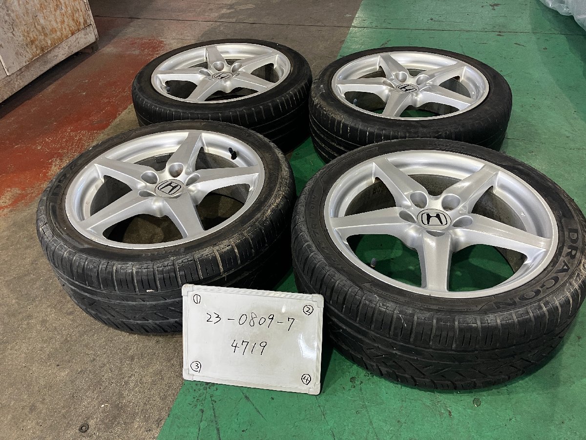 ★DC5 ホンダ インテグラ　純正 17インチ アルミ ホイール　4本　17×7J ＋45 PCD114.3 5穴 ハブ径64　215/45R17 要交換★