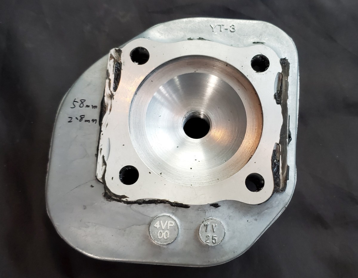 グランドアクシス　BW’S100 エアロックス100 4VP5FA　ロングクランク用58mmヘッド　