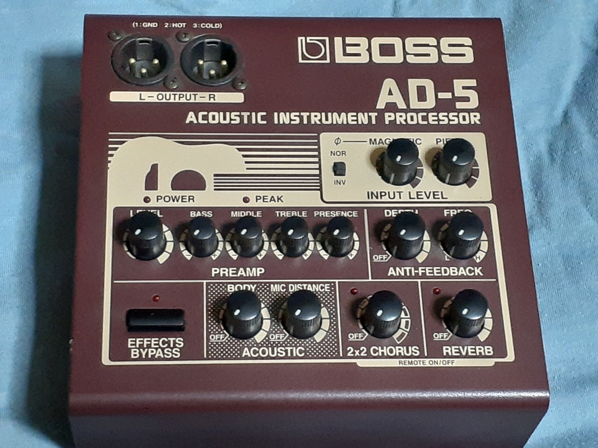 値下げ BOSS AD-5 取説 箱無し アダプター付き BOSS AD-5 値下げ