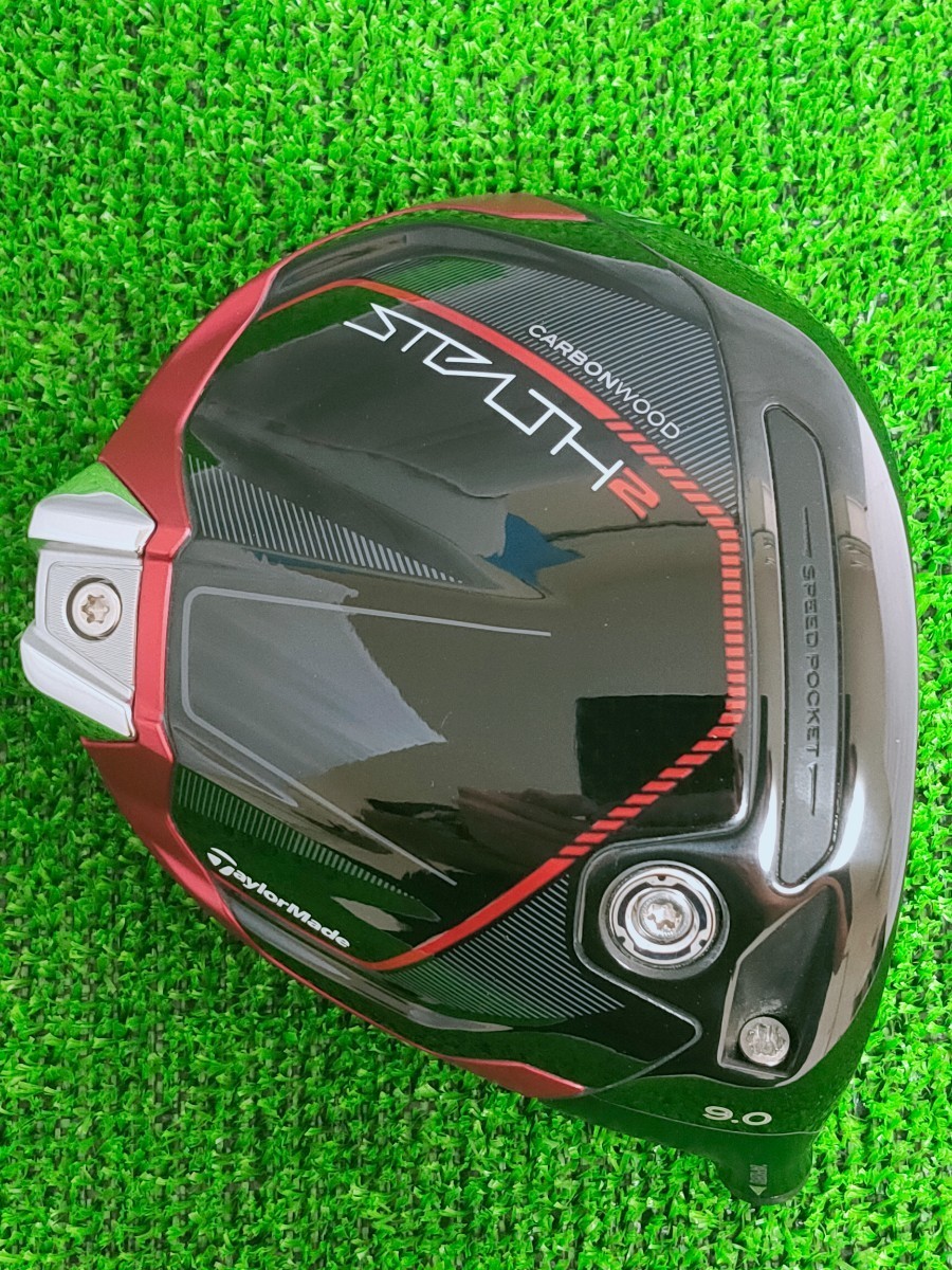 【送料無料】TaylorMade テーラーメイド STEALTH2 ステルス2 9.0° 9.0度。ヘッド単品。（DH286)
