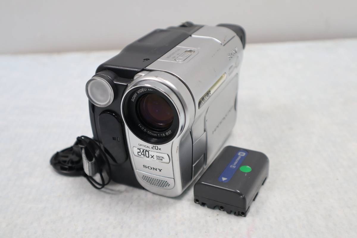 E4605 Y SONY ソニー CCD-TRV126 Hi8 HandyCam ビデオカメラ 
