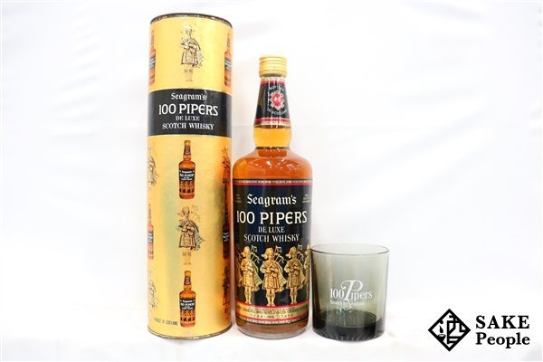 シーグラム 100 パイパーズ デラックス 750ml 箱付き シーグラム 100 パイパーズ デラックス 750ml 箱付き - メルカリ