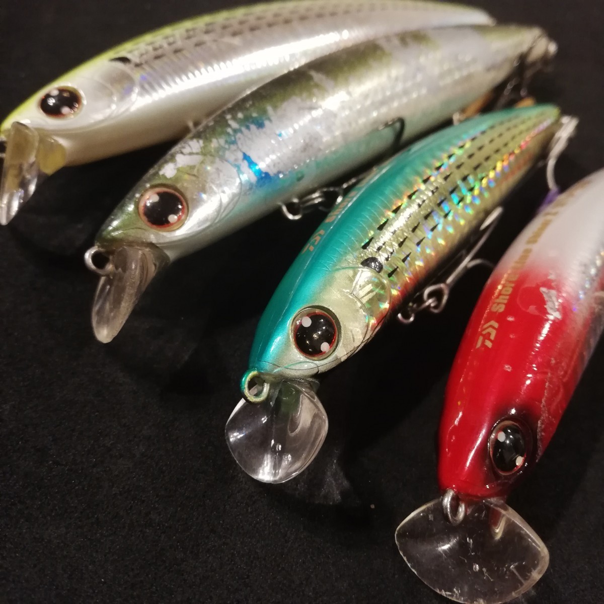 ダイワ　ショアライナーシャイナー　セットアッパー 97 シャロー x2， セットアッパー 125 シャロー x2， 4個セット