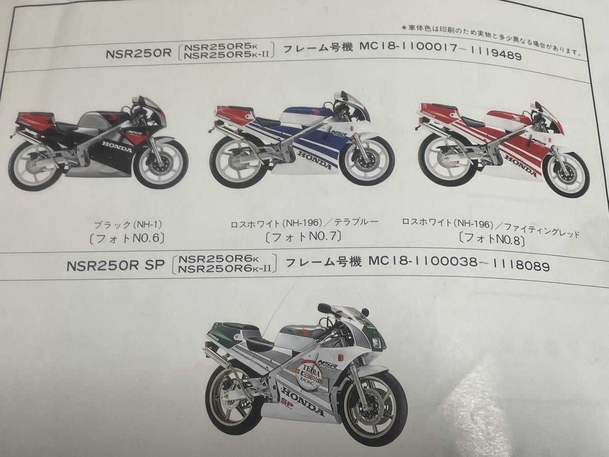 ホンダ NSR250R MC18 1989年モデル用純正車載工具フルセット 欠品無し 