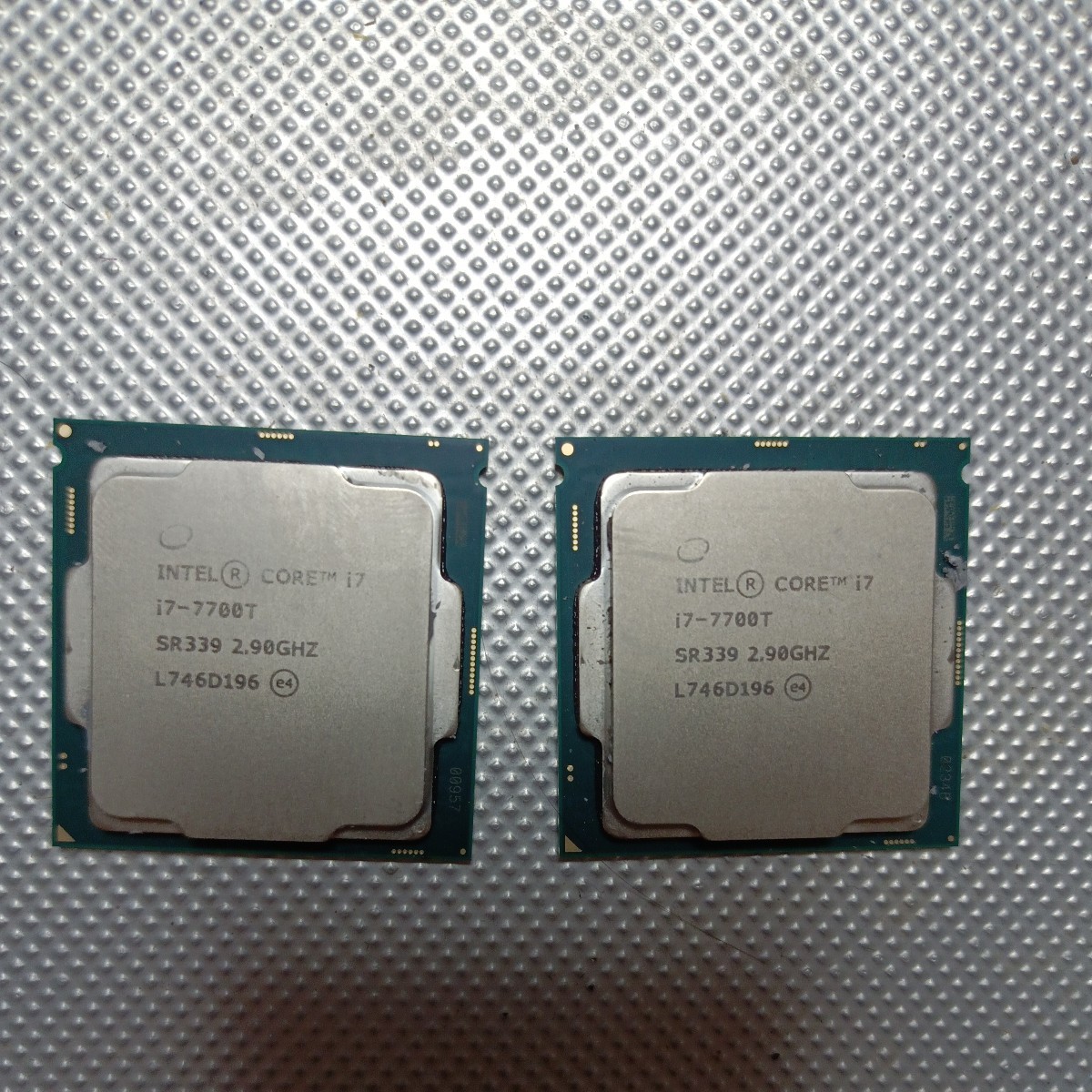 Intel Core i7 7700 CPU Core i7-7700T 2個セット 2個セット LGA 1151 :