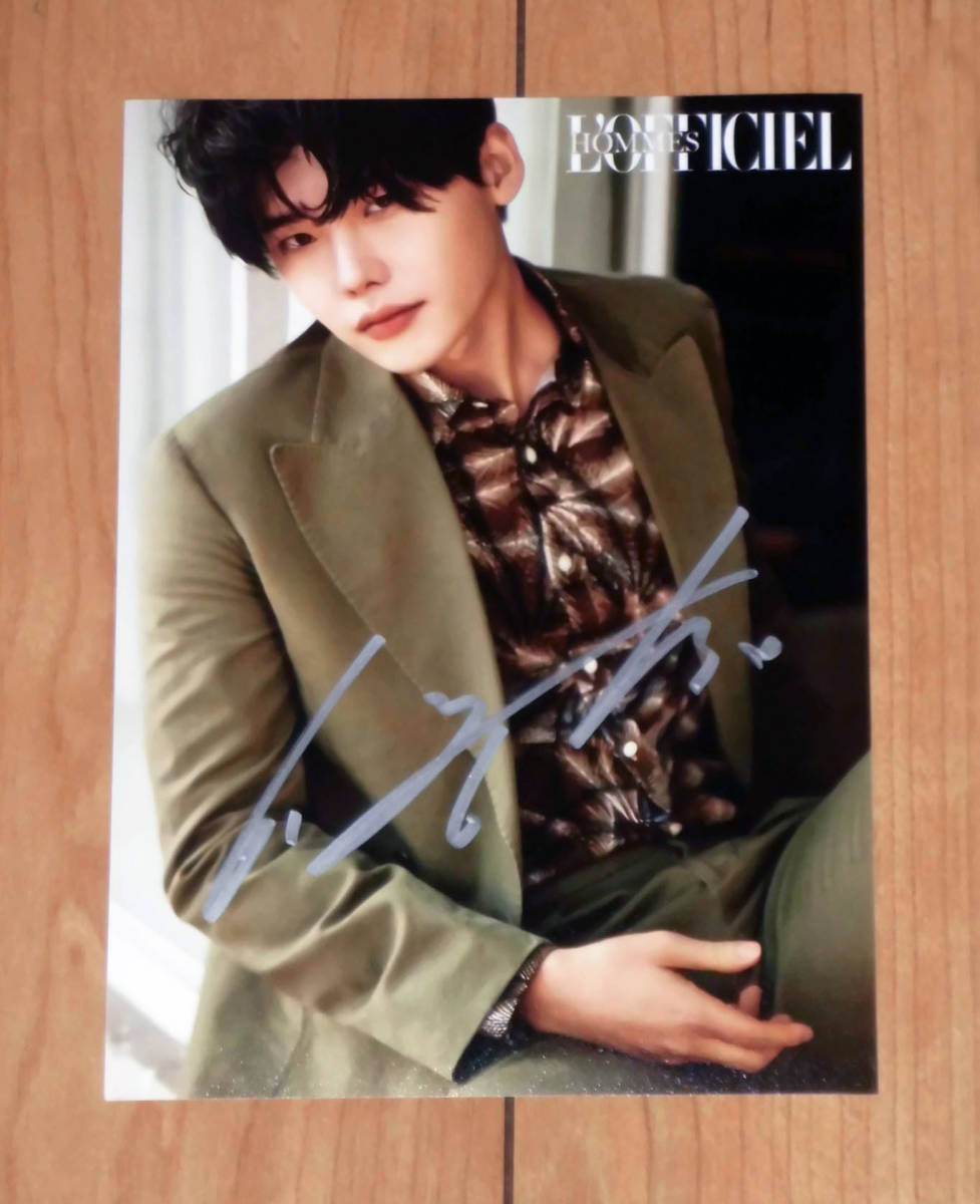 イ・ジョンソク◇中型スチール写真① ◇直筆サイン イ・ジョンソク