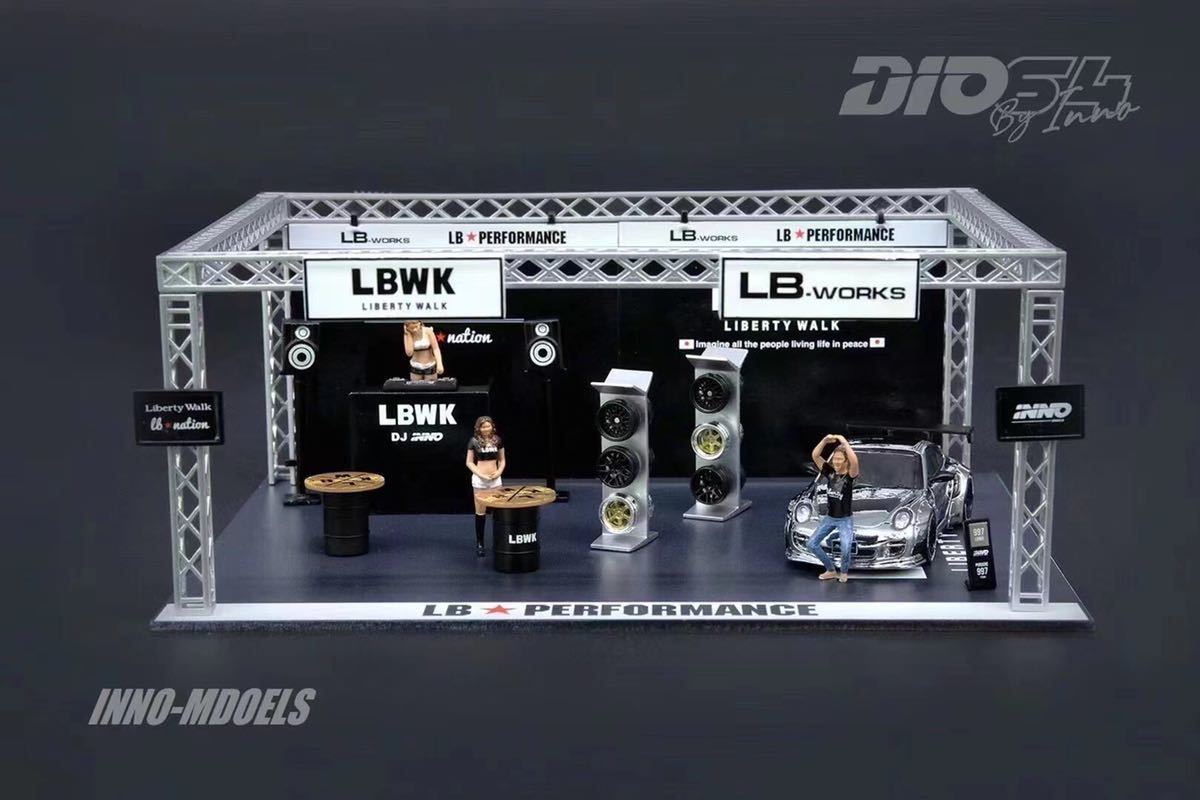 LBWK 1⁄64 INNO Inno DIO64 0 1/64 INNO ジオラマセット LBWK AUTO SALON