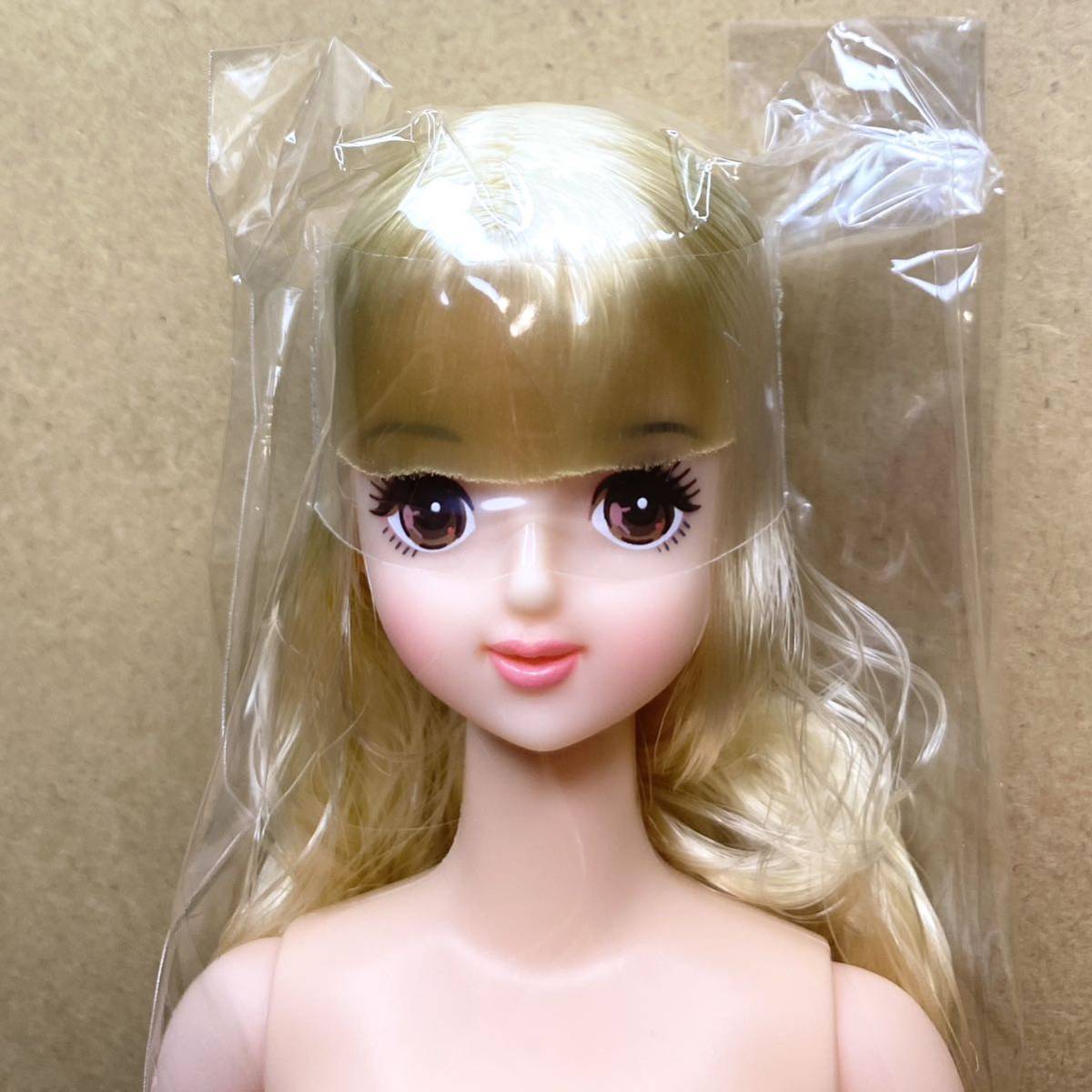 未開封 未使用 おたのしみドール 前髪あり ウェーブ ブロンドヘア