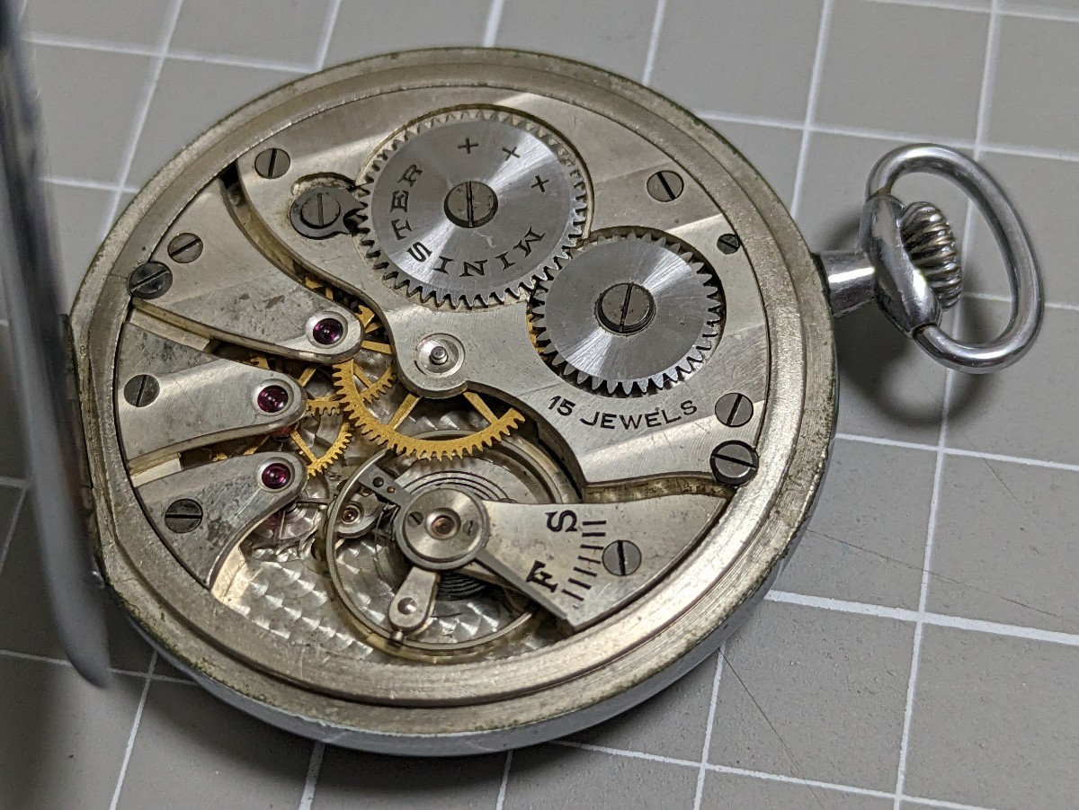 15石 精工舎 懐中時計 CHRONOMETER MINISTER セイコー 手巻き SEIKO