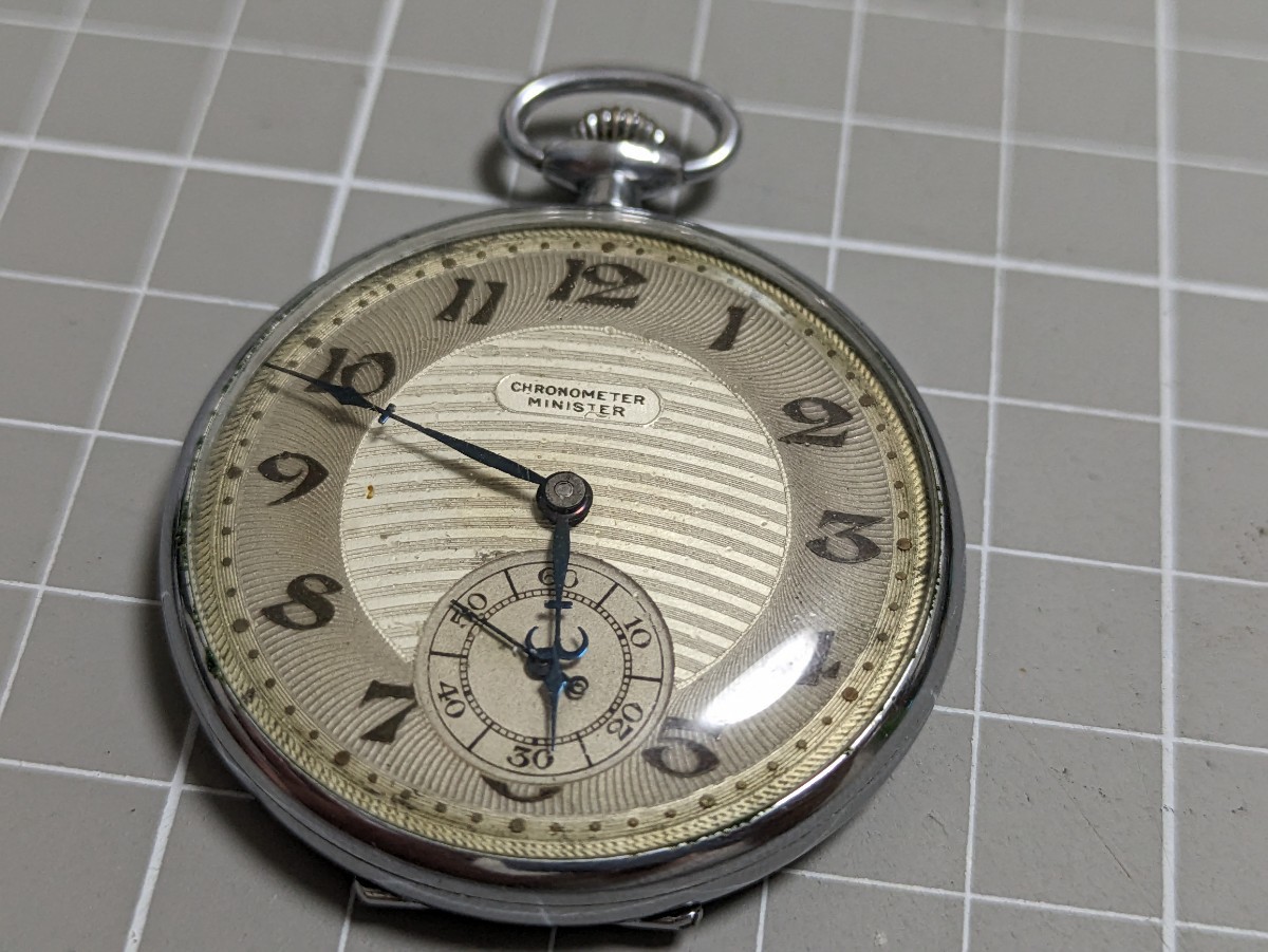 鈴*郎様 精工舎 MINISTER / WING 懐中時計 アンティーク 稼働品 15石 精工舎 懐中時計 CHRONOMETER MINISTER セイコー 手巻き SEIKO