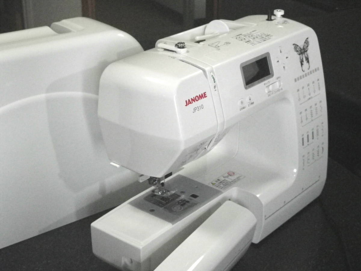 使用わずか超美品!ジャノメJP310 808型コンピュータミシン 使用わずか超美品!ジャノメJP310 808型コンピュータミシン
