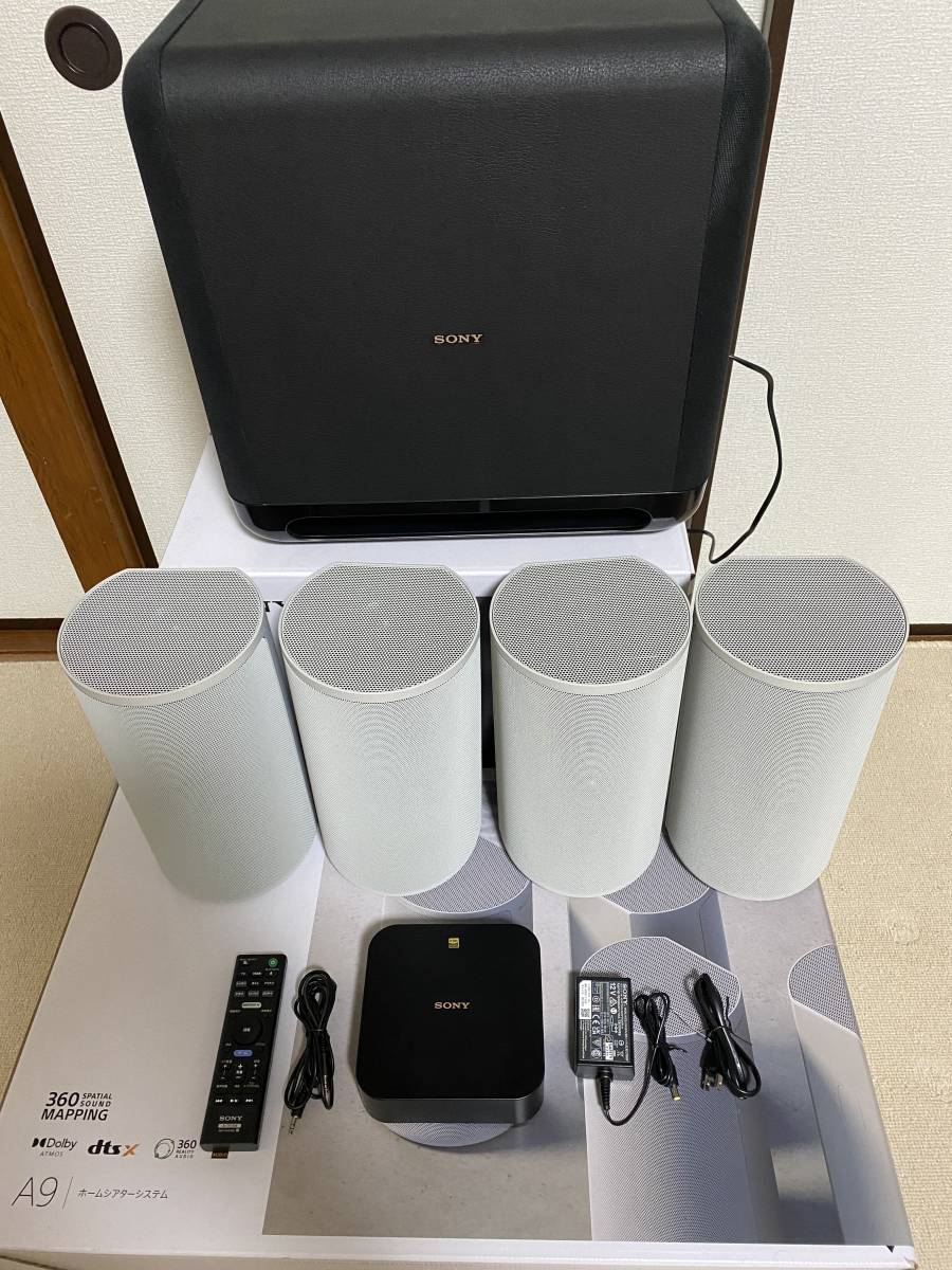 SONY HT-A9 + SA-SW5 新品購入使用2ヶ月未満 元箱付き 付属品完備