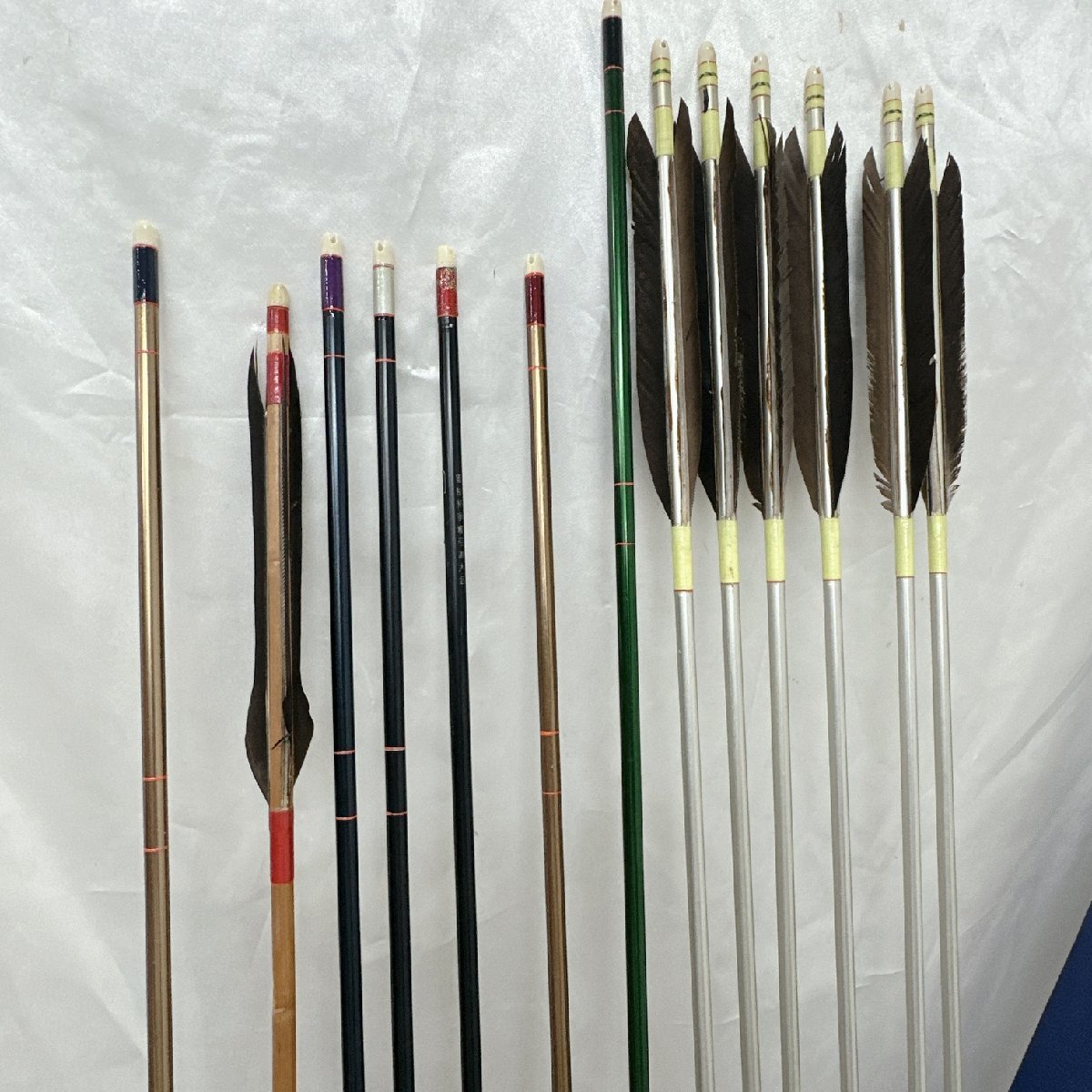中古 EASTON XX75 2015 6本 弓道 矢 矢筒 付 イーストン M2998431 矢