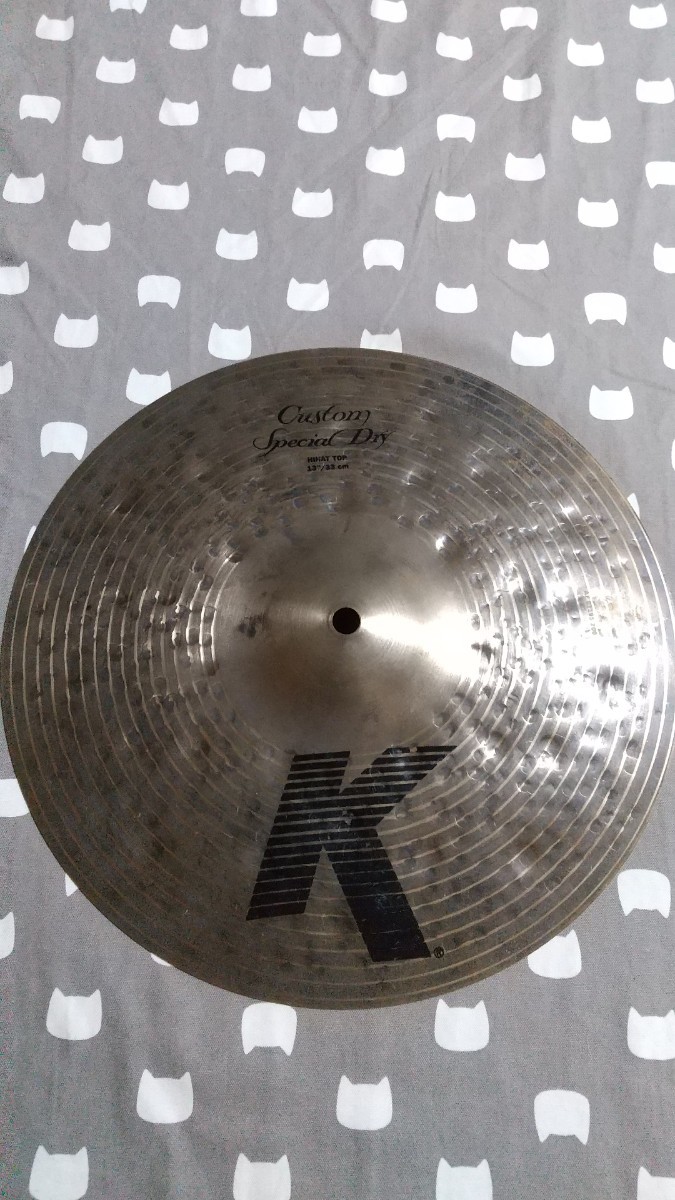 13インチ K custom special dry Hi hat Zildjian Top のみ Special