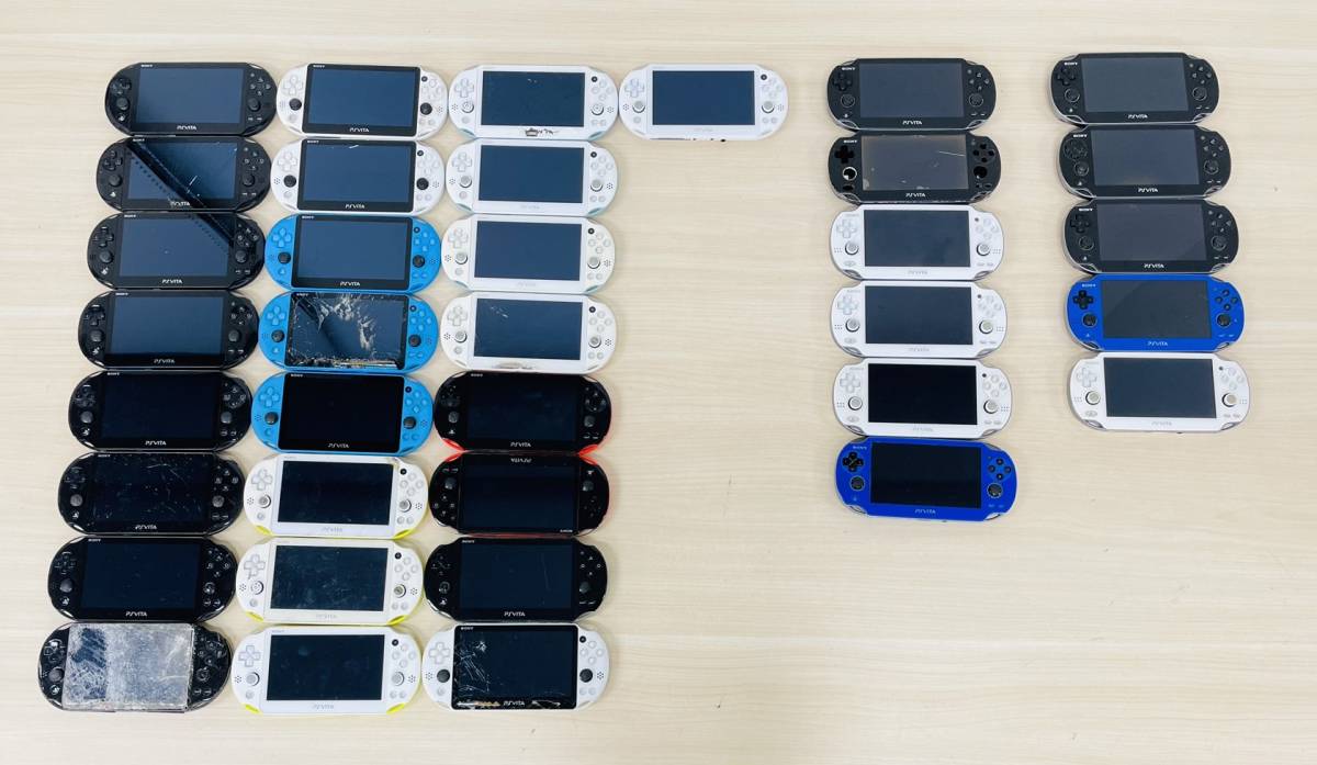 インボイス請求書発行可能★ SONY PS Vita PCH 2000 1100 1000 まとめ売り 36台セット D59