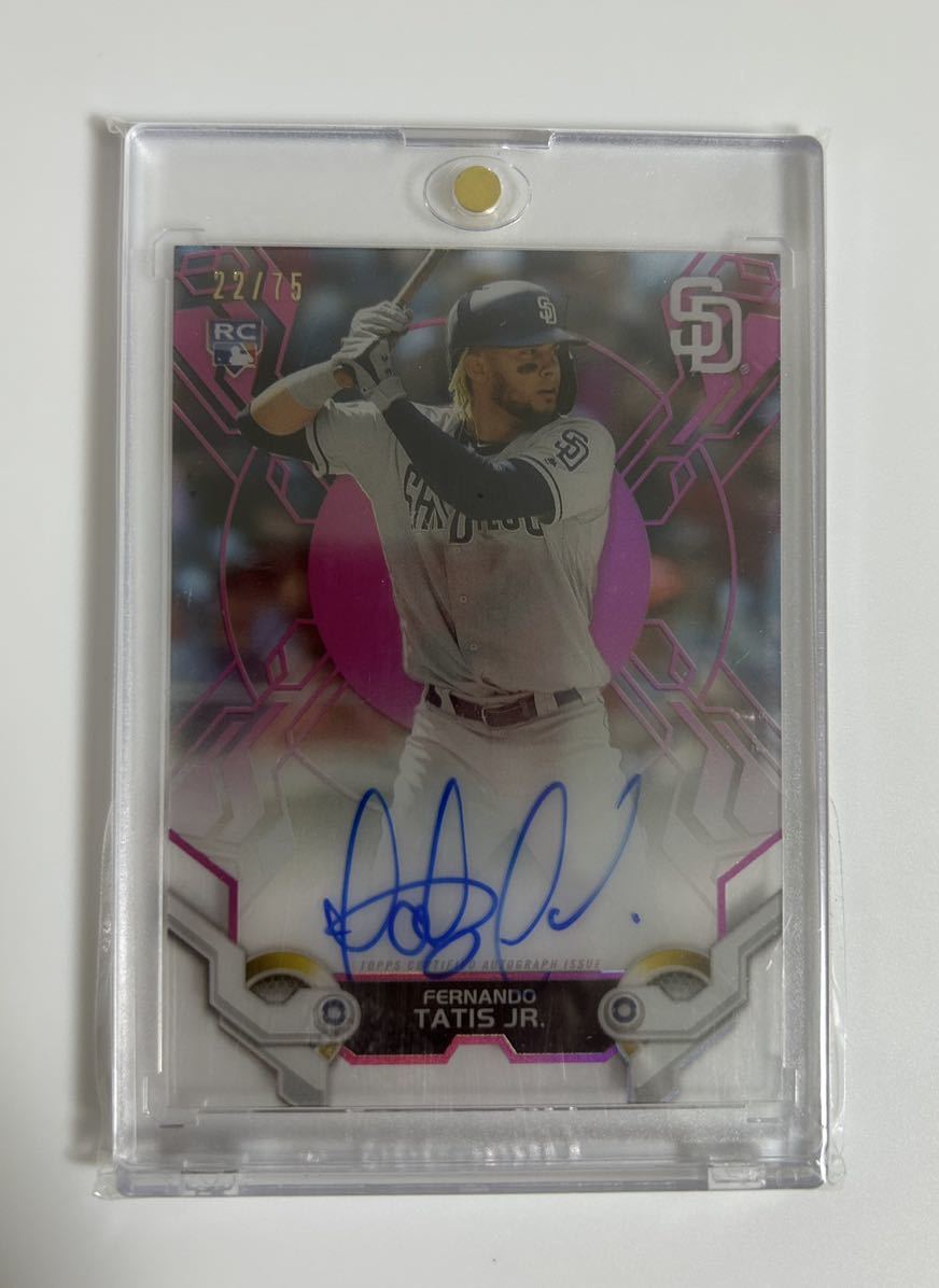【Tatis Jr.】 2019 topps HIGH TEK Fernando Tatis Jr. タティス サイン auto パドレス RC ルーキーカード パラレル シリアル MLB