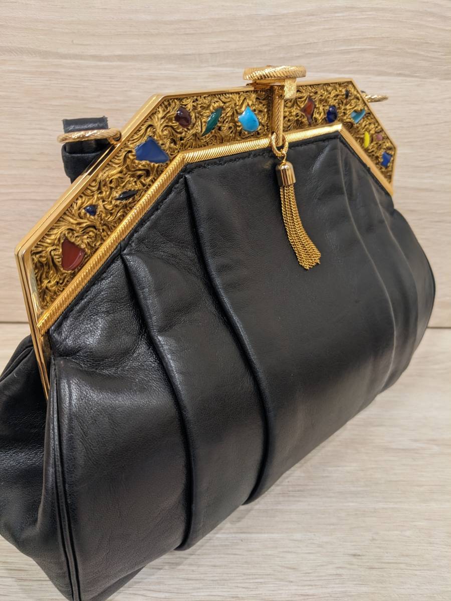 B-11622】 美品 HAMANO ハマノ 濱野皮革工藝 サンピエトロ