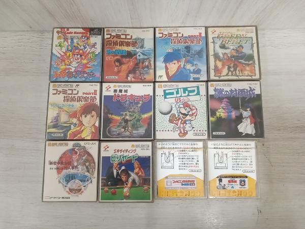 ジャンク】 ファミコン ディスクシステム ソフト12本セット ディスク