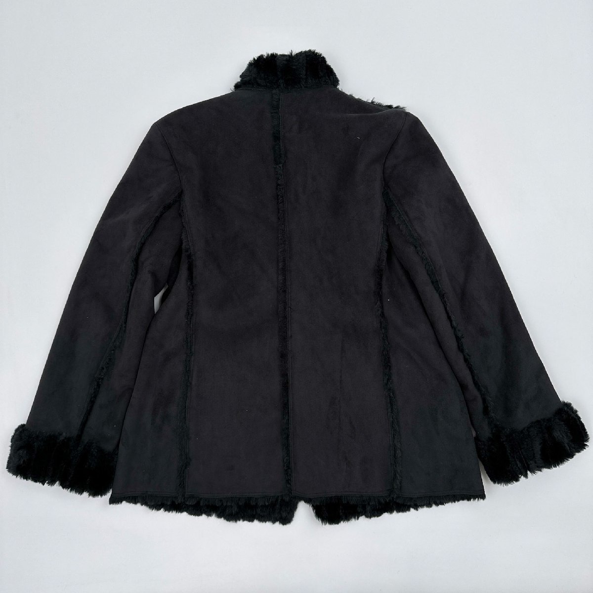 VALENZA PO SPORTS バレンザポー フェイクファー ムートン 風 コート 