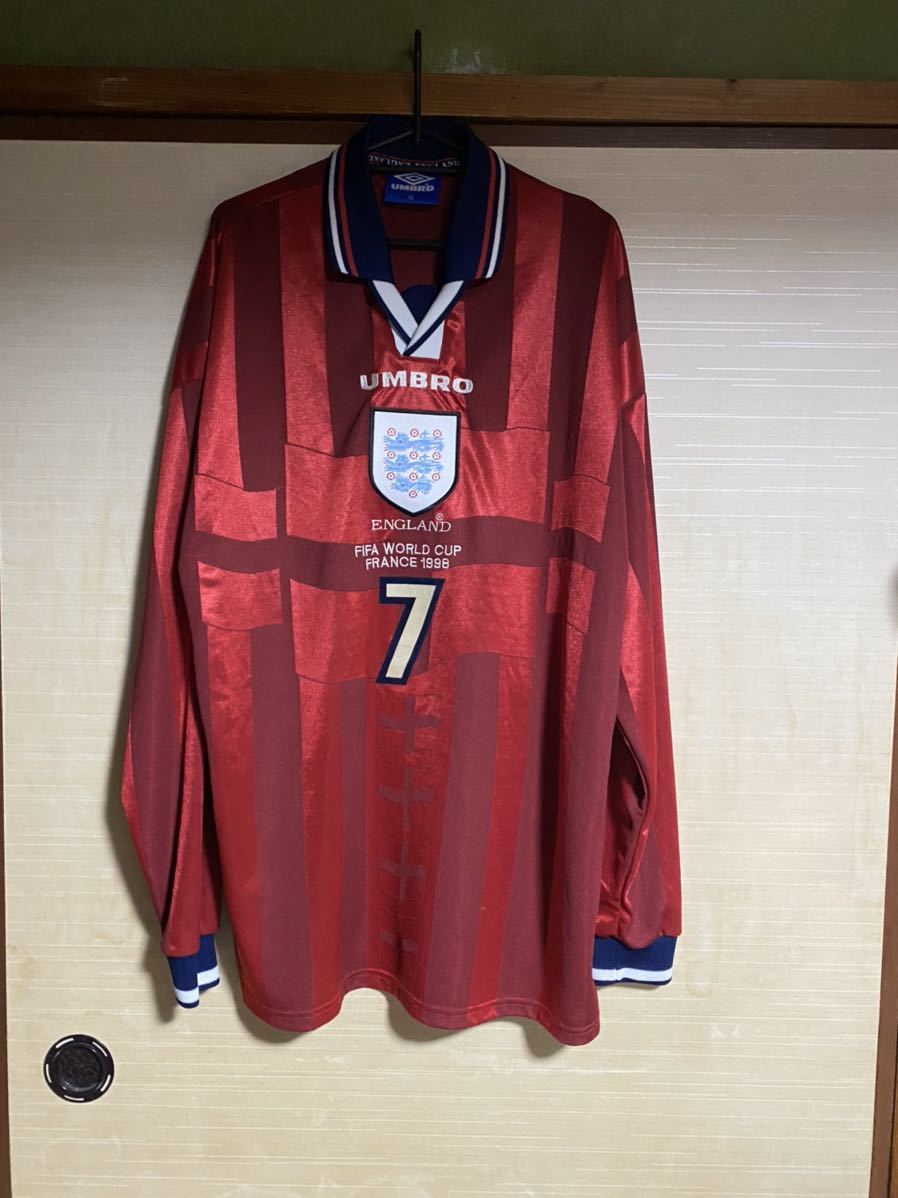 1998★イングランド代表★長袖★正規品★ベッカム★日本代表★マンチェスター★ベリンガム★ケイン★ロナウド★レアル★パリ★ミラン