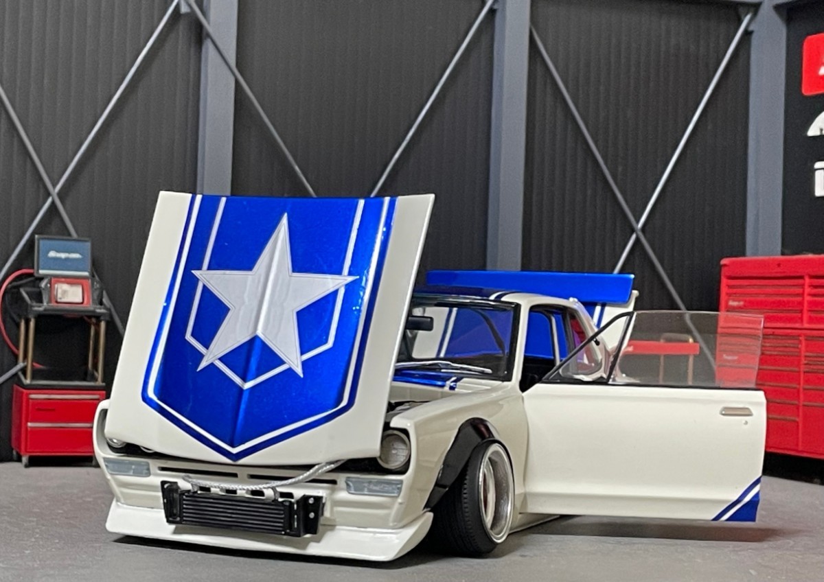 1/18 Aa ハコスカ 街道レーサー ☆新品【改】カスタム☆ ワイド
