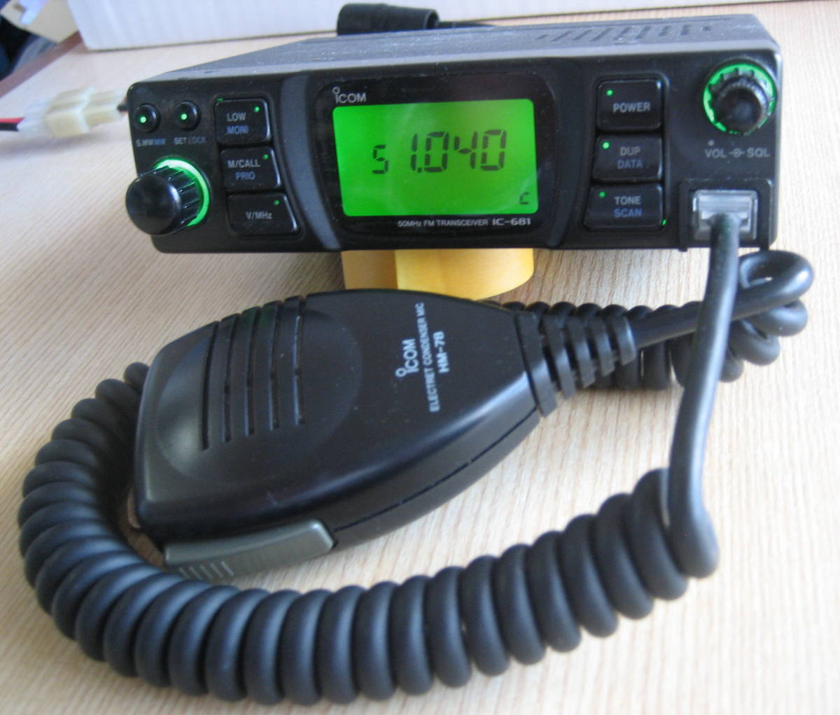 ICOM アイコム IC-681 50MHz（6m） FMトランシーバー USED