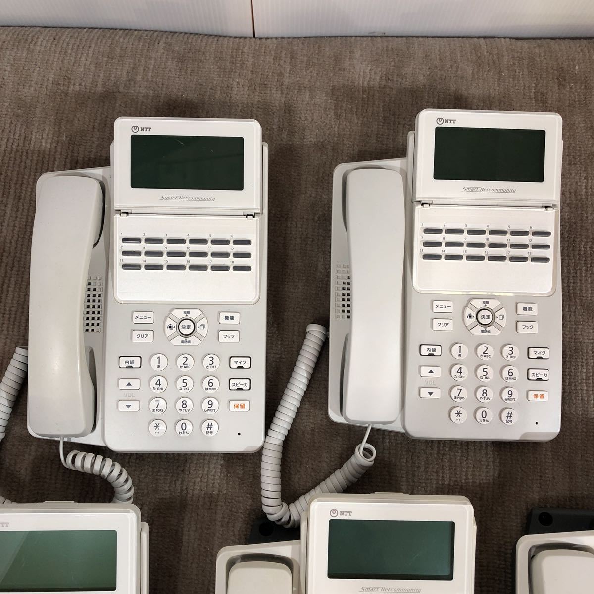 NTT スマートネット コミュニティシステム αA1 A1-18 STEL-2 W 電話機