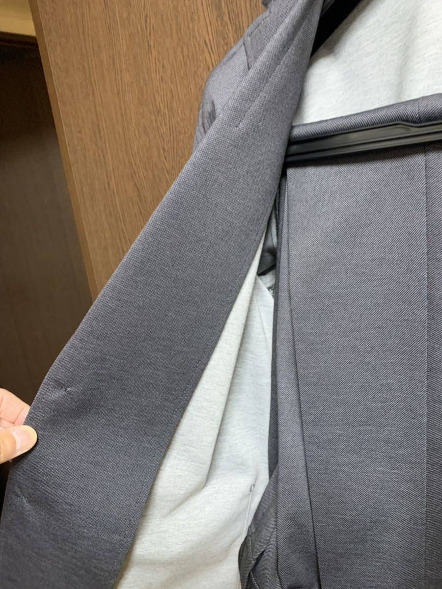 M新品未使用！お洒落ストレッチ最新セットアップスーツ！厚手