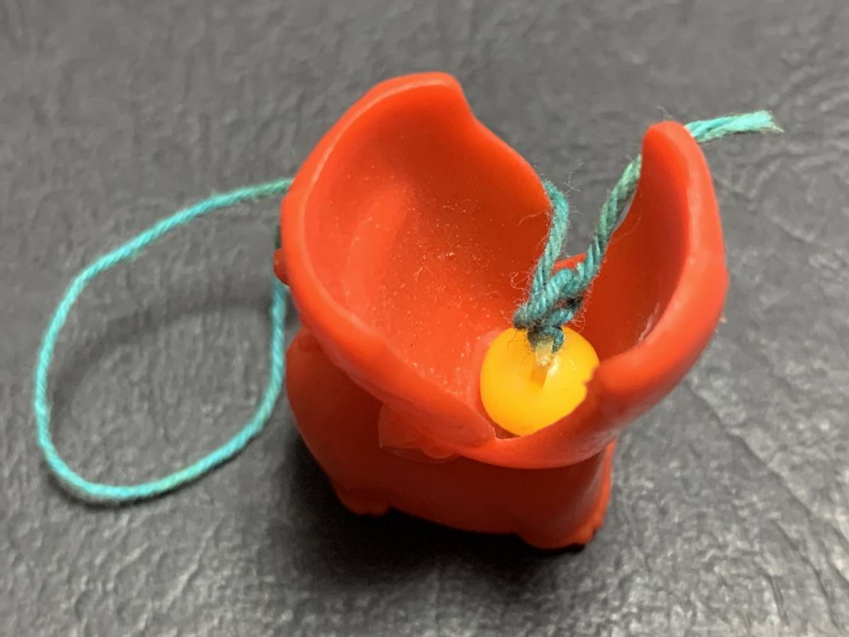 当時物 古い おまけ カバのけん玉 昭和レトロ 剣玉 駄玩具 グリコ 森永