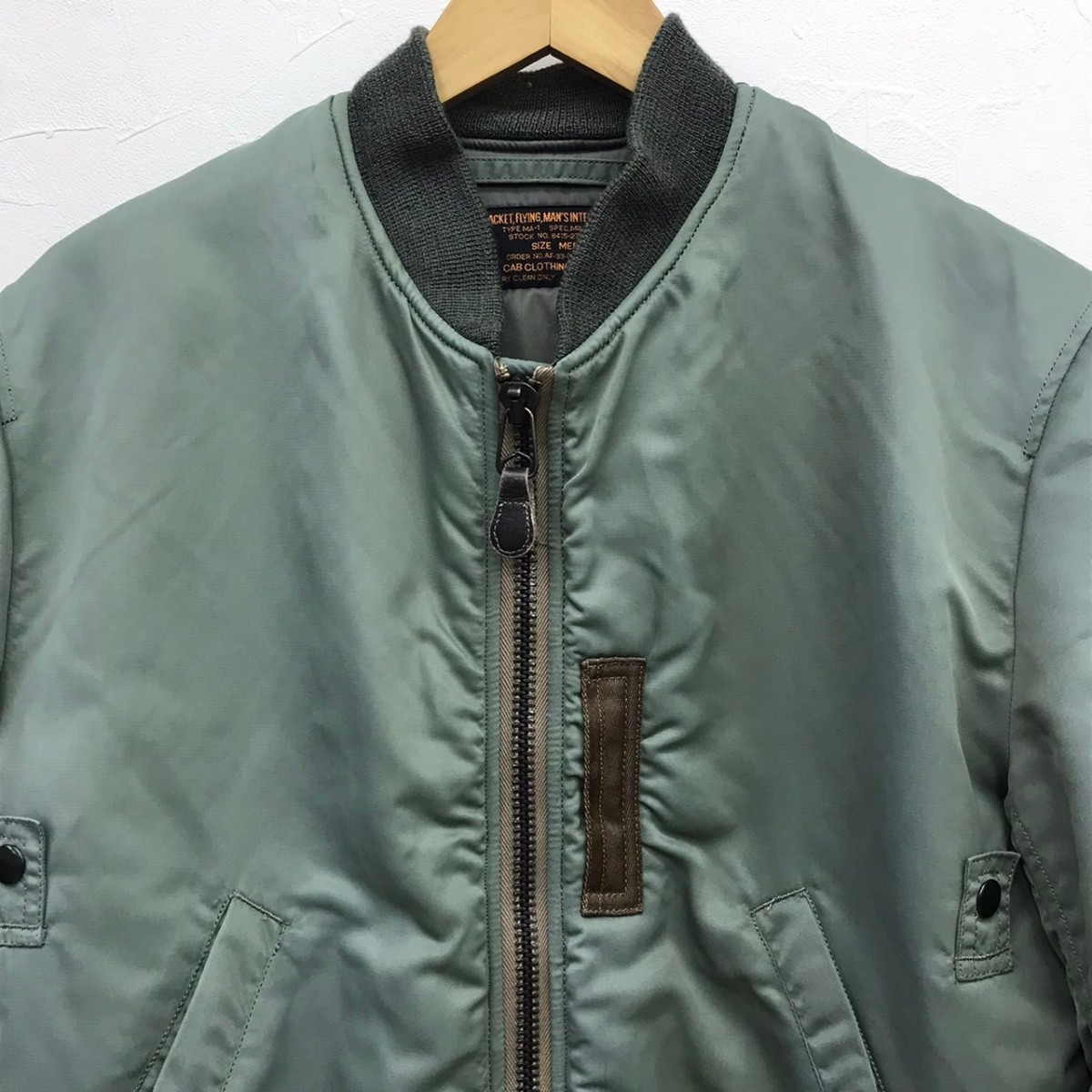 1.4【復刻/U.S.AIR FORCE】CAB CLOTHING キャブクロージング 肉厚 MA-1 