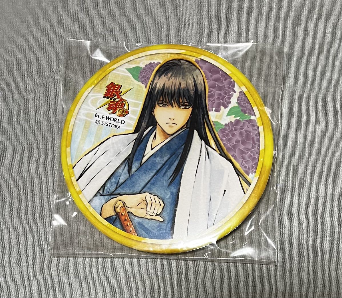銀魂 桂小太郎 缶バッジ 春夏賞 花鳥風月 J-WORLD 銀魂 桂小太郎 缶