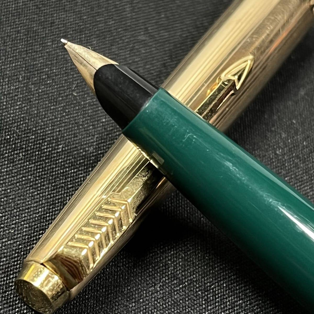 パーカー 45 万年筆 14K グリーン