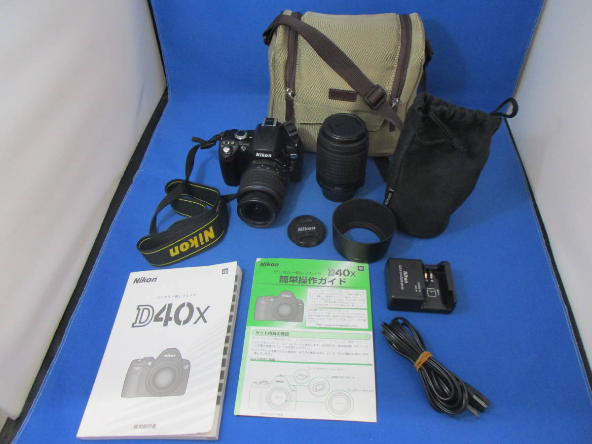 Nikon ニコン D40x 一眼レフカメラ＋18-55mm レンズセット ジャンク