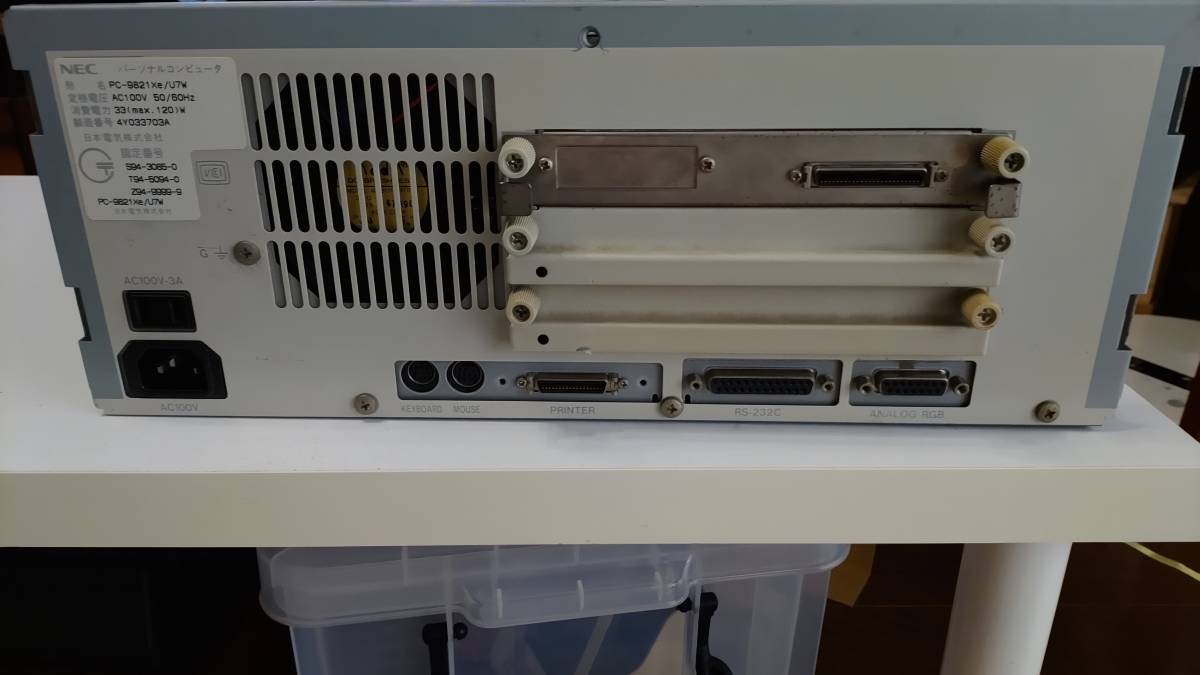 ☆NEC PC-9821 Xe/U7W☆○HDD 210MB○メモリ 64MB○SCSIボードを増設 