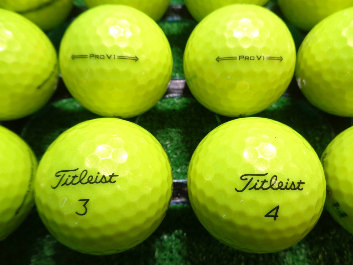 [MTL354] 【マジック】 B級 タイトリスト プロ ブイワン 21年 Titleist PRO V1 20球 ロストボール【中古】