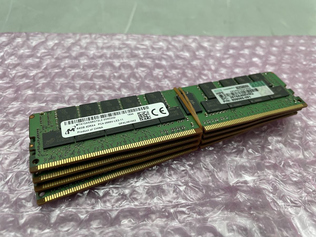 Micron PC4-2666V-LE2-11 64GB×2枚計128GB